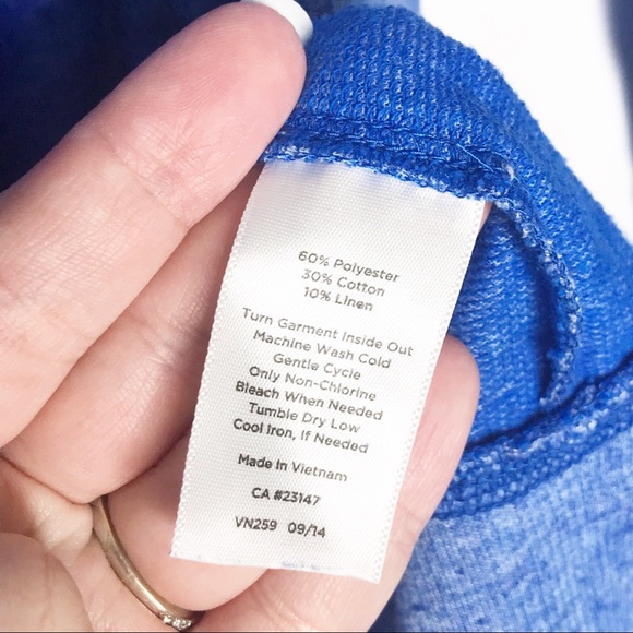 TALBOTS Blue Cardigan Size Petite Small - Picture 4 of 6